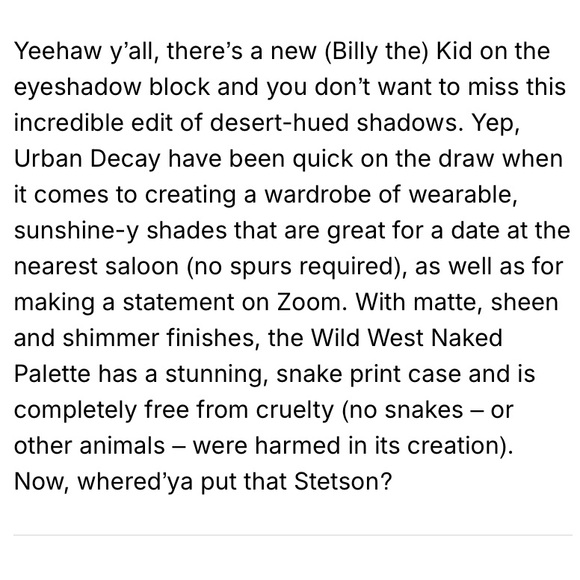 Urban Decay Naked Wild West Eyeshadow Palette - Picture 8 of 15